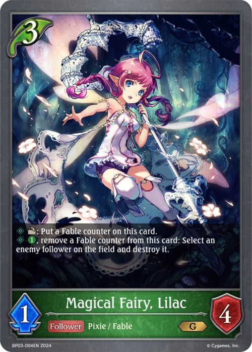 Magical Fairy, Lilac (BP03-004EN) [Flame of Laevateinn] - Bushiroad - Card Brawlers | Quebec | Canada |