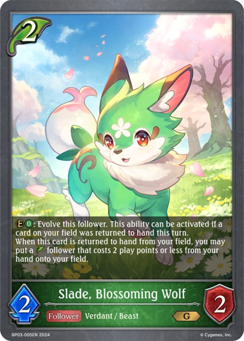 Slade, Blossoming Wolf (BP03-005EN) [Flame of Laevateinn] - Bushiroad - Card Brawlers | Quebec | Canada |