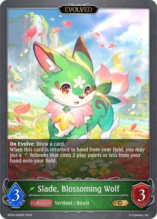 Slade, Blossoming Wolf (BP03-006EN) [Flame of Laevateinn] - Bushiroad - Card Brawlers | Quebec | Canada |