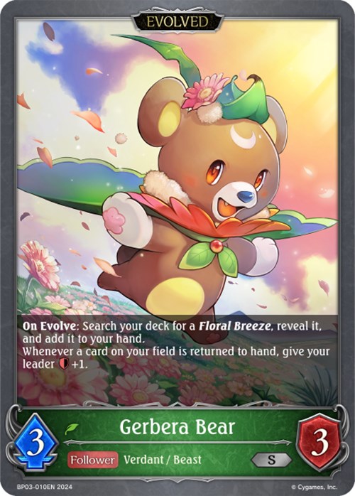 Gerbera Bear (BP03-010EN) [Flame of Laevateinn] - Bushiroad - Card Brawlers | Quebec | Canada |