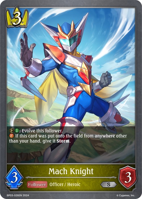 Mach Knight (BP03-026EN) [Flame of Laevateinn] - Bushiroad - Card Brawlers | Quebec | Canada |
