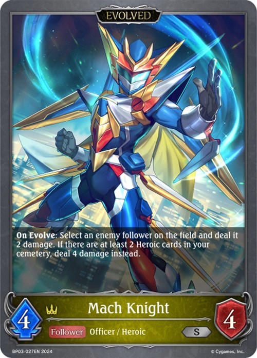 Mach Knight (BP03-027EN) [Flame of Laevateinn] - Bushiroad - Card Brawlers | Quebec | Canada |