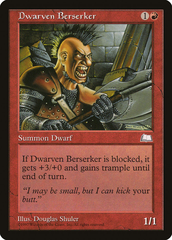 Dwarven Berserker [Weatherlight] - Magic: The Gathering - Card Brawlers | Quebec | Canada |