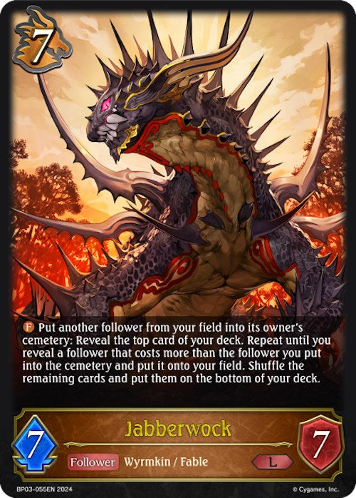 Jabberwock (BP03-055EN) [Flame of Laevateinn] - Bushiroad - Card Brawlers | Quebec | Canada |
