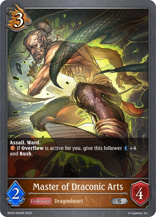 Master of Draconic Arts (BP03-063EN) [Flame of Laevateinn] - Bushiroad - Card Brawlers | Quebec | Canada |