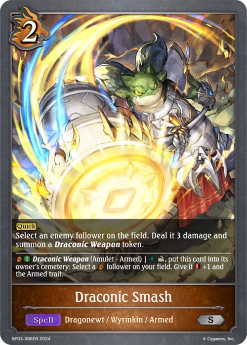 Draconic Smash (BP03-066EN) [Flame of Laevateinn] - Bushiroad - Card Brawlers | Quebec | Canada |