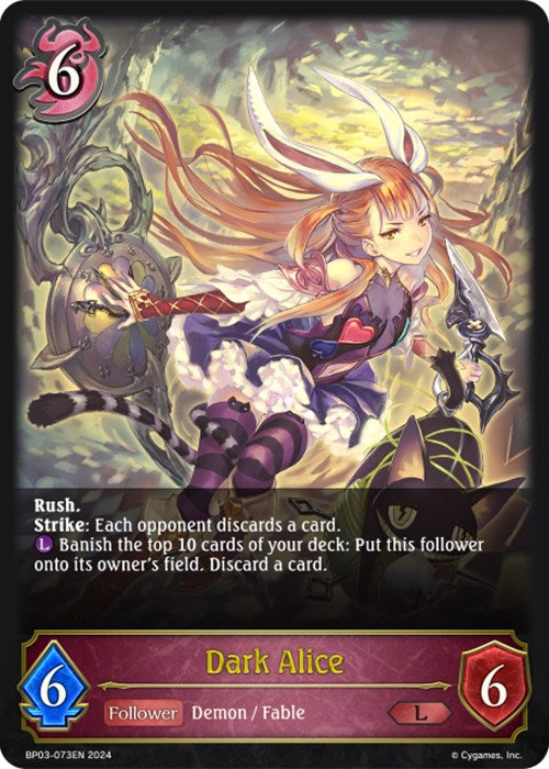 Dark Alice (BP03-073EN) [Flame of Laevateinn] - Bushiroad - Card Brawlers | Quebec | Canada |