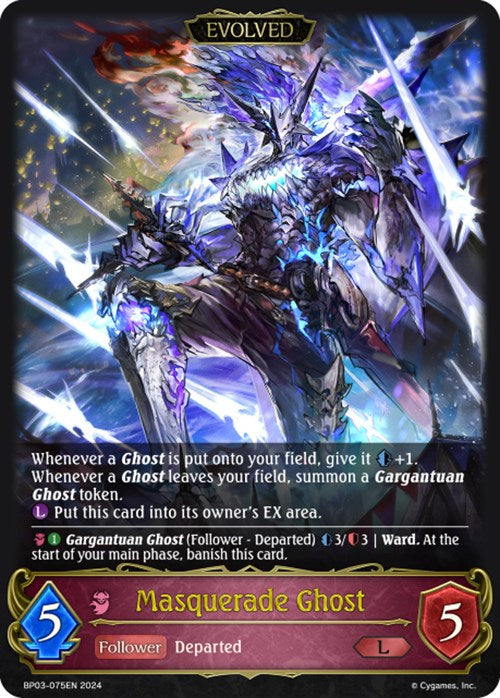 Masquerade Ghost (BP03-075EN) [Flame of Laevateinn] - Bushiroad - Card Brawlers | Quebec | Canada |