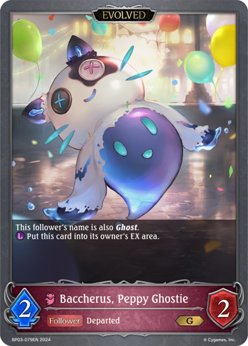 Baccherus, Peppy Ghostie (BP03-079EN) [Flame of Laevateinn] - Bushiroad - Card Brawlers | Quebec | Canada |