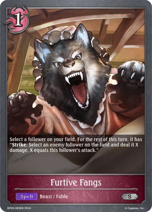 Furtive Fangs (BP03-083EN) [Flame of Laevateinn] - Bushiroad - Card Brawlers | Quebec | Canada |