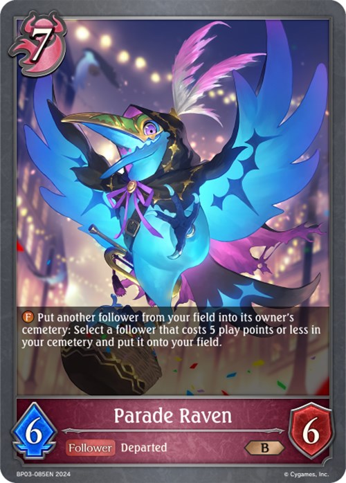 Parade Raven (BP03-085EN) [Flame of Laevateinn] - Bushiroad - Card Brawlers | Quebec | Canada |
