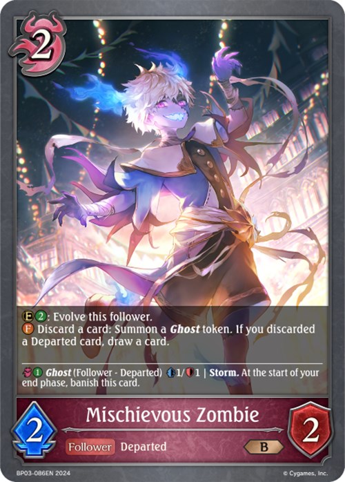 Mischievous Zombie (BP03-086EN) [Flame of Laevateinn] - Bushiroad - Card Brawlers | Quebec | Canada |