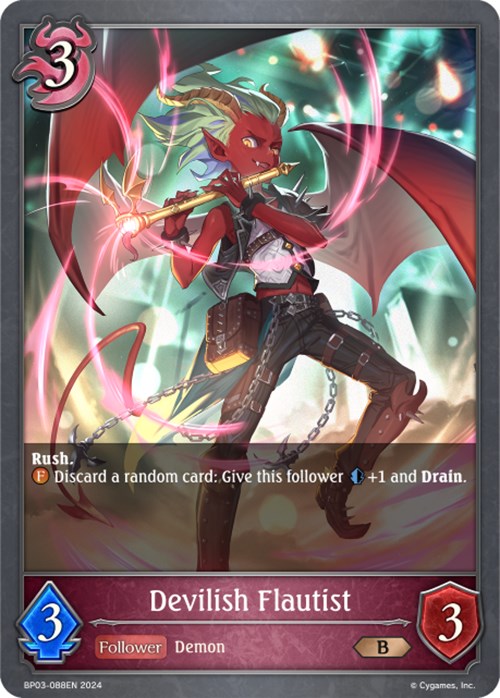Devilish Flautist (BP03-088EN) [Flame of Laevateinn] - Bushiroad - Card Brawlers | Quebec | Canada |