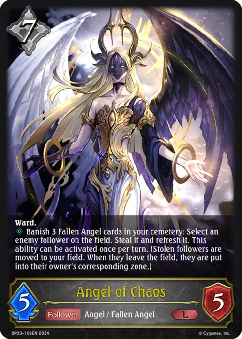 Angel of Chaos (BP03-109EN) [Flame of Laevateinn] - Bushiroad - Card Brawlers | Quebec | Canada |