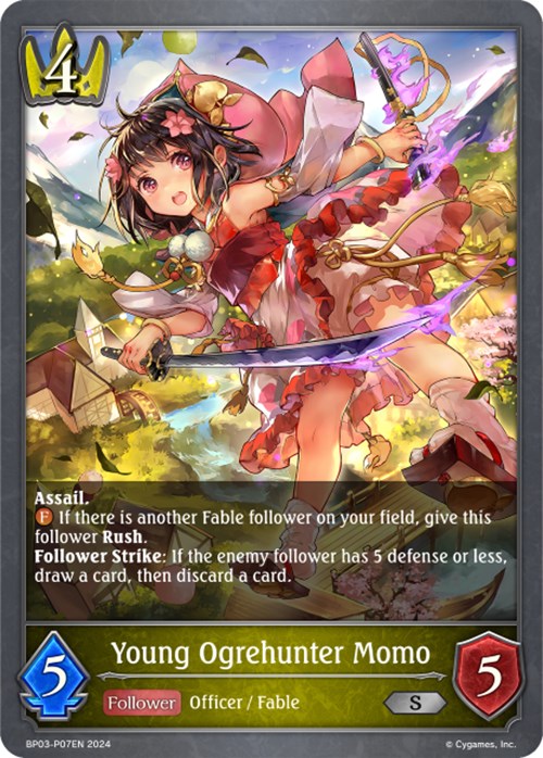 Young Ogrehunter Momo (BP03-P07EN) [Flame of Laevateinn] - Bushiroad - Card Brawlers | Quebec | Canada |