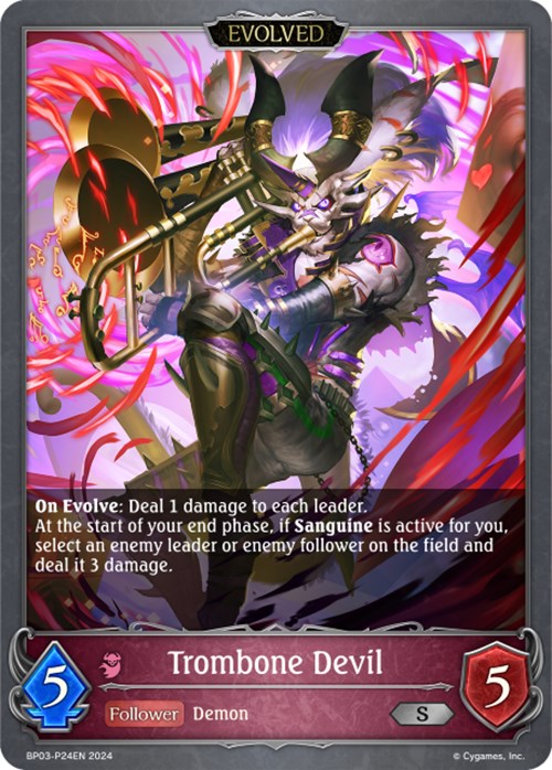 Trombone Devil (BP03-P24EN) [Flame of Laevateinn] - Bushiroad - Card Brawlers | Quebec | Canada |