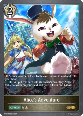 Alice's Adventure (BP03-P26EN) [Flame of Laevateinn] - Bushiroad - Card Brawlers | Quebec | Canada |