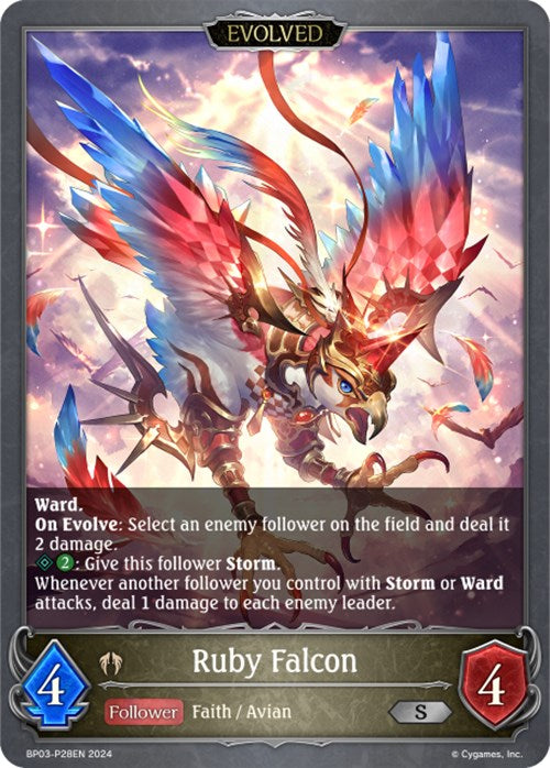 Ruby Falcon (BP03-P28EN) [Flame of Laevateinn] - Bushiroad - Card Brawlers | Quebec | Canada |