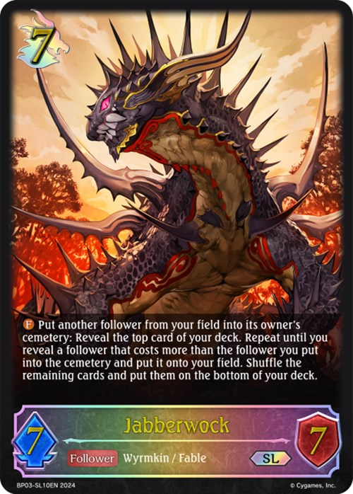 Jabberwock (BP03-SL10EN) [Flame of Laevateinn] - Bushiroad - Card Brawlers | Quebec | Canada |