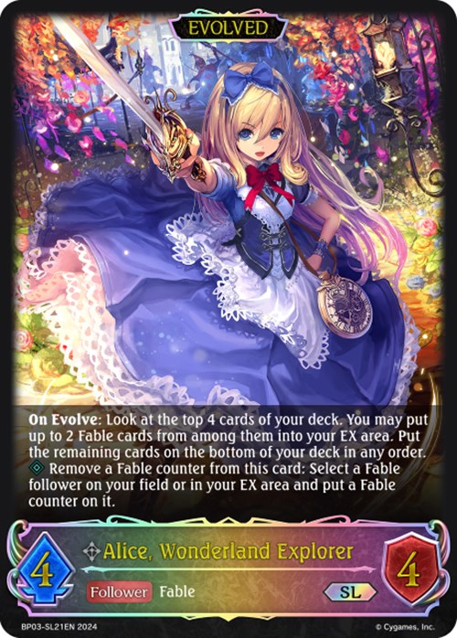 Alice, Wonderland Explorer (BP03-SL21EN) [Flame of Laevateinn] - Bushiroad - Card Brawlers | Quebec | Canada |