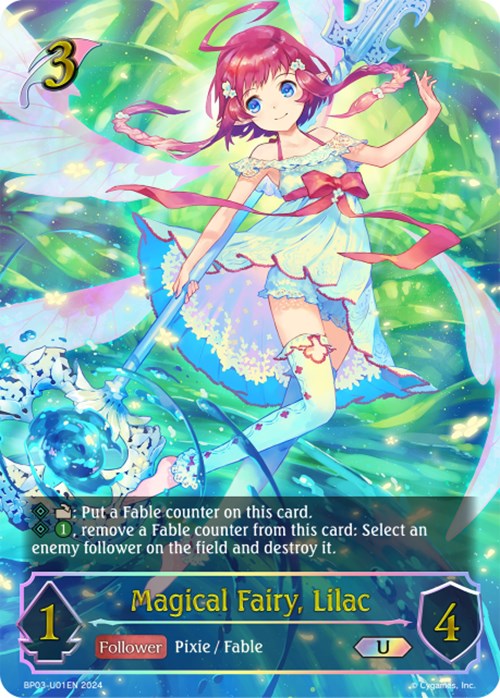 Magical Fairy, Lilac (BP03-U01EN) [Flame of Laevateinn] - Bushiroad - Card Brawlers | Quebec | Canada |