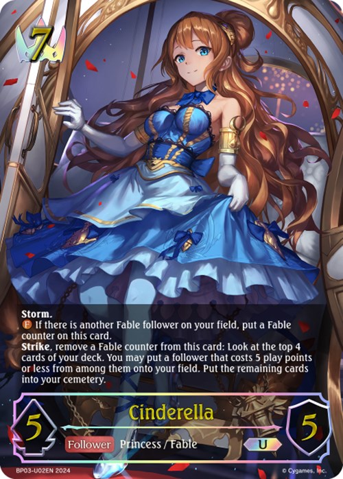 Cinderella (BP03-U02EN) [Flame of Laevateinn] - Bushiroad - Card Brawlers | Quebec | Canada |