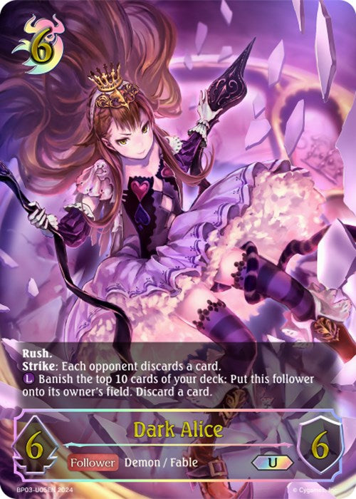 Dark Alice (BP03-U05EN) [Flame of Laevateinn] - Bushiroad - Card Brawlers | Quebec | Canada |