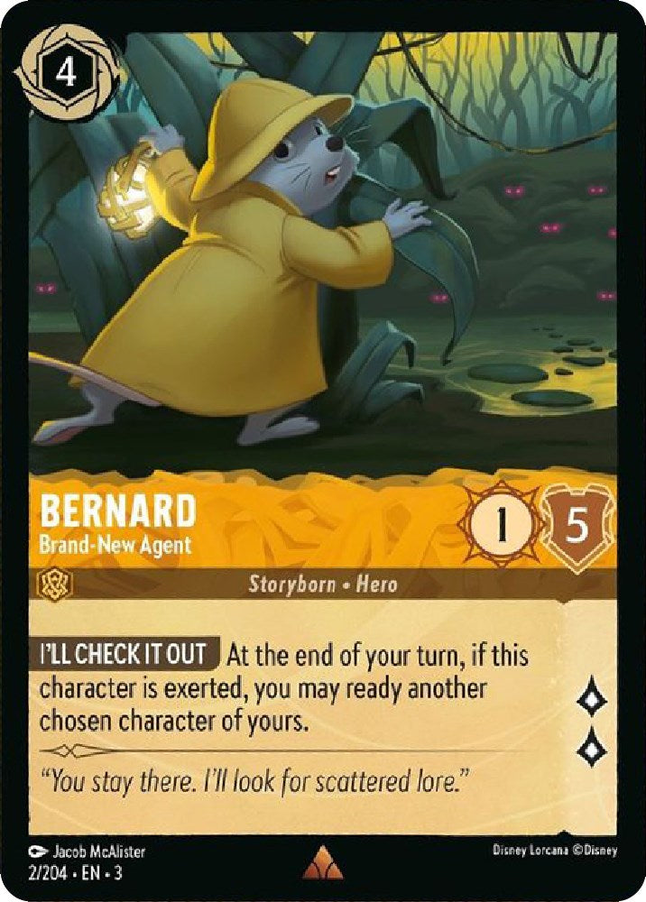 Bernard - Brand-New Agent (2/204) [Into the Inklands] - Card Brawlers | Quebec | Canada | Yu-Gi-Oh!