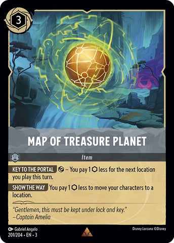 Map of Treasure Planet (201/204) [Into the Inklands] - Card Brawlers | Quebec | Canada | Yu-Gi-Oh!