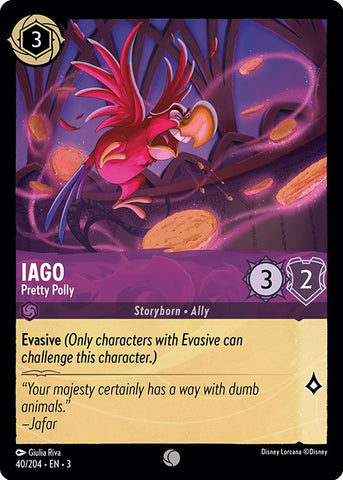 Iago - Pretty Polly (40/204) [Into the Inklands] - Card Brawlers | Quebec | Canada | Yu-Gi-Oh!