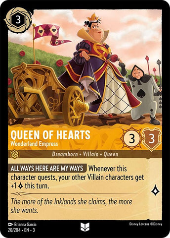 Queen of Hearts - Wonderland Empress (20/204) [Into the Inklands] - Card Brawlers | Quebec | Canada | Yu-Gi-Oh!