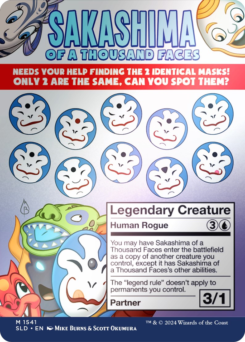 Sakashima of a Thousand Faces (Rainbow Foil) [Secret Lair Drop Series] - Magic: The Gathering - Card Brawlers | Quebec | Canada |