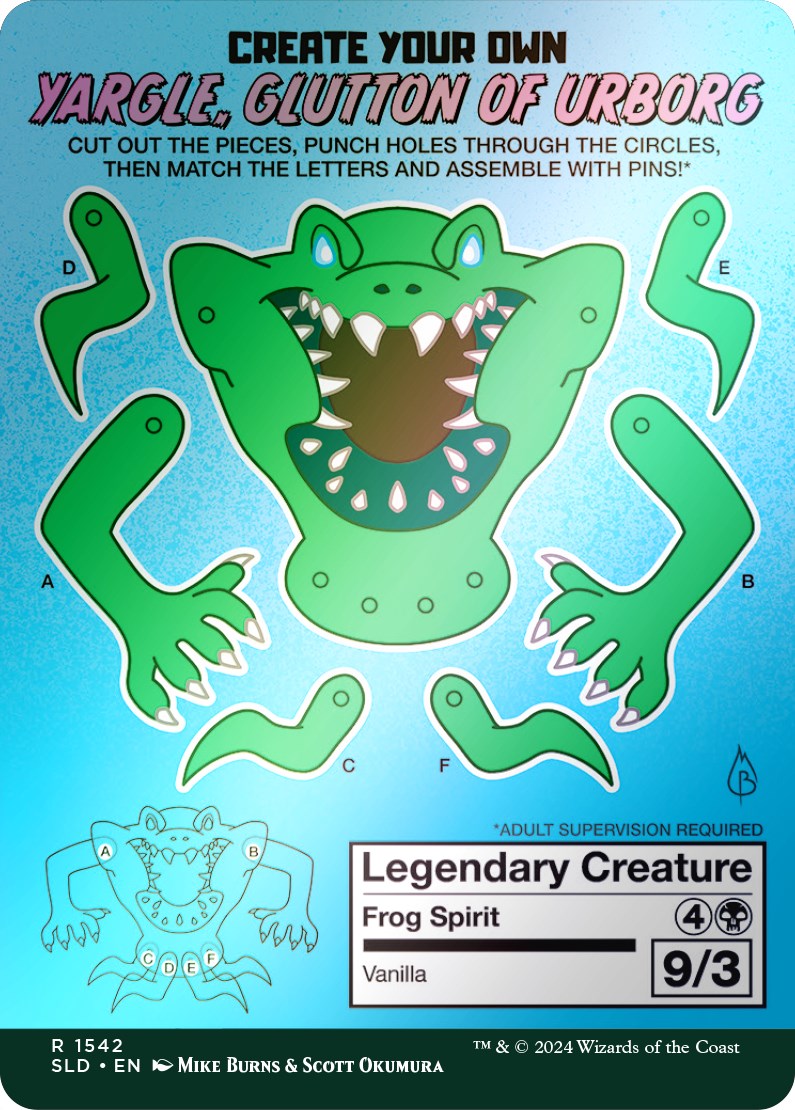 Yargle, Glutton of Urborg (Rainbow Foil) [Secret Lair Drop Series] - Magic: The Gathering - Card Brawlers | Quebec | Canada |