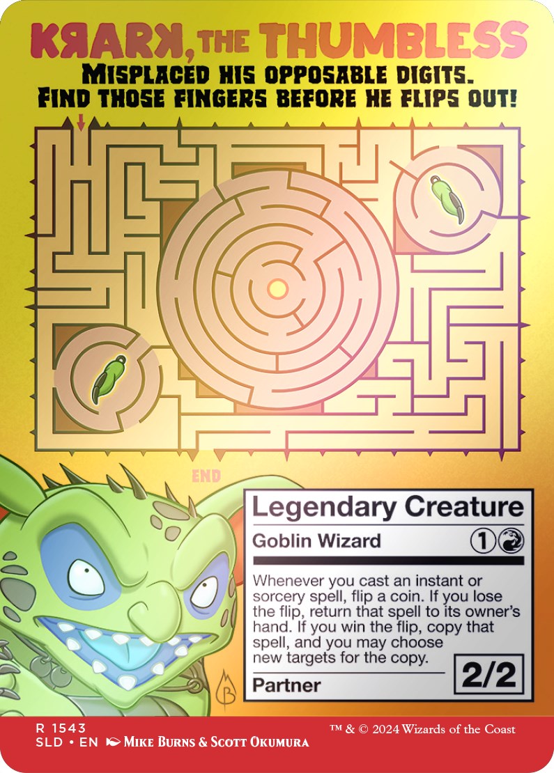 Krark, the Thumbless (Rainbow Foil) [Secret Lair Drop Series] - Magic: The Gathering - Card Brawlers | Quebec | Canada |