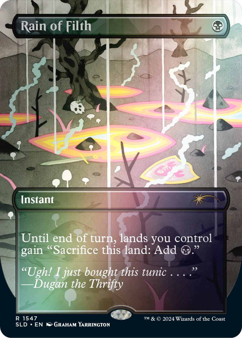Rain of Filth (Rainbow Foil) [Secret Lair Drop Series] - Magic: The Gathering - Card Brawlers | Quebec | Canada |