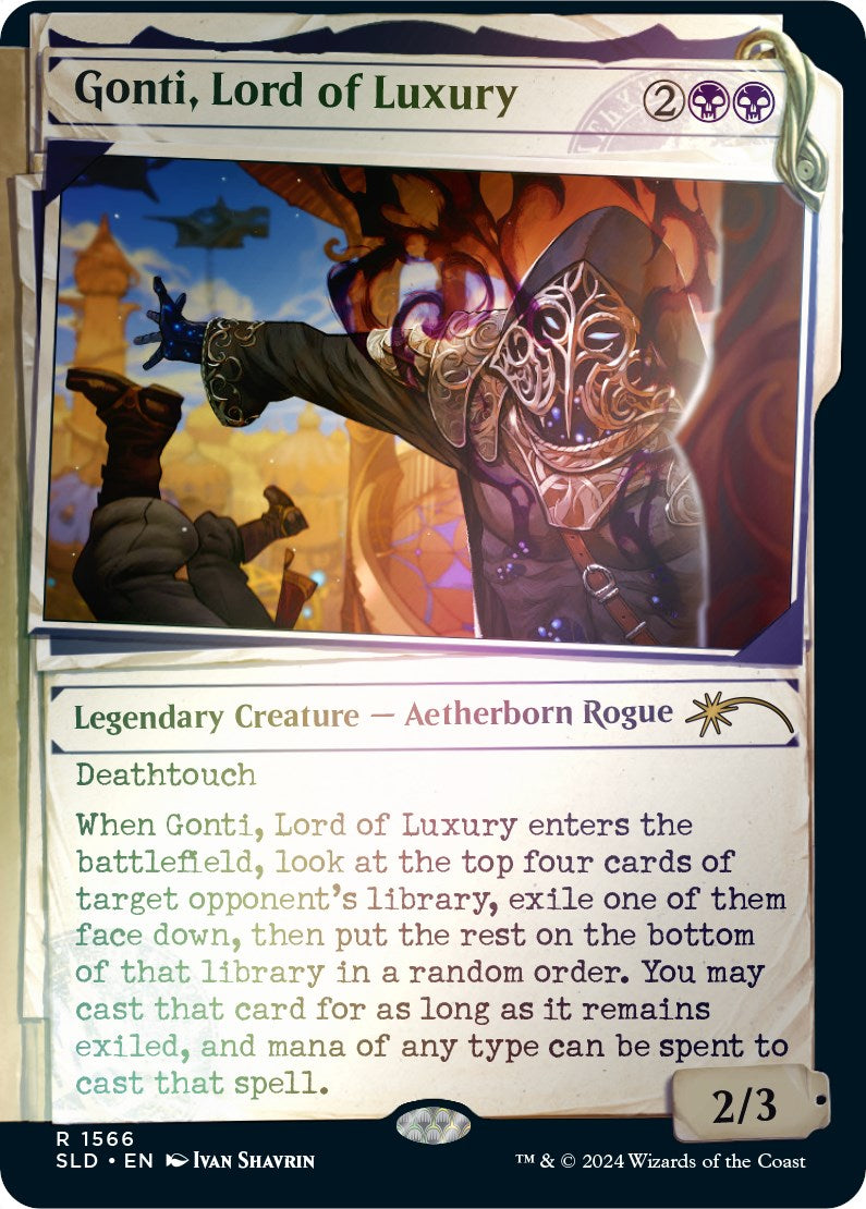 Gonti, Lord of Luxury (Rainbow Foil) [Secret Lair Drop Series] - Magic: The Gathering - Card Brawlers | Quebec | Canada |