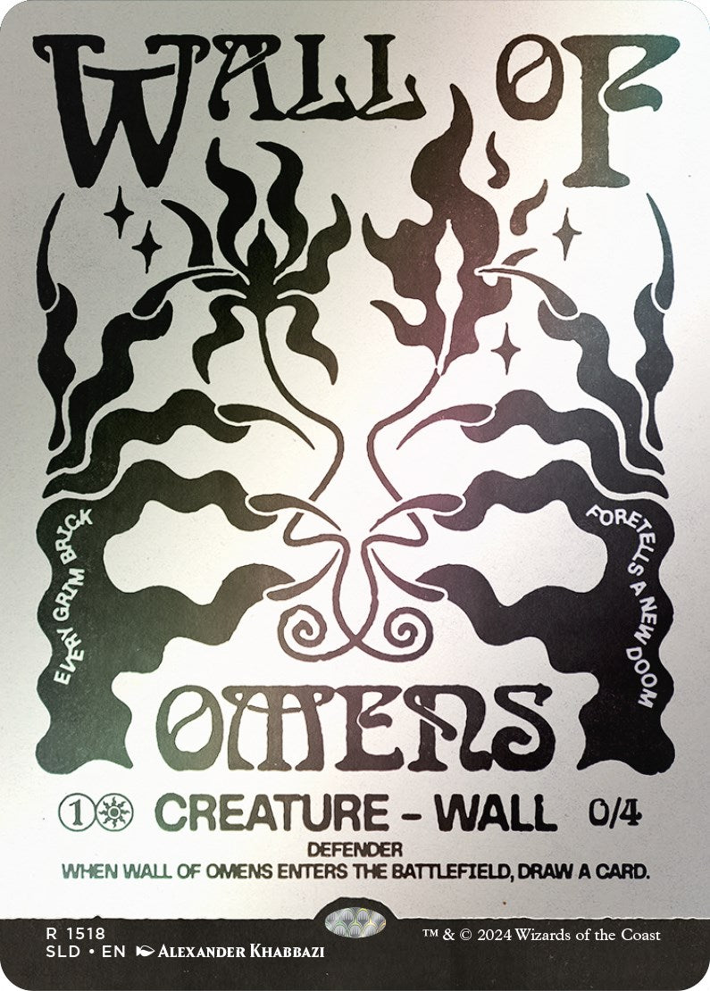 Wall of Omens (Rainbow Foil) [Secret Lair Drop Series] - Magic: The Gathering - Card Brawlers | Quebec | Canada |