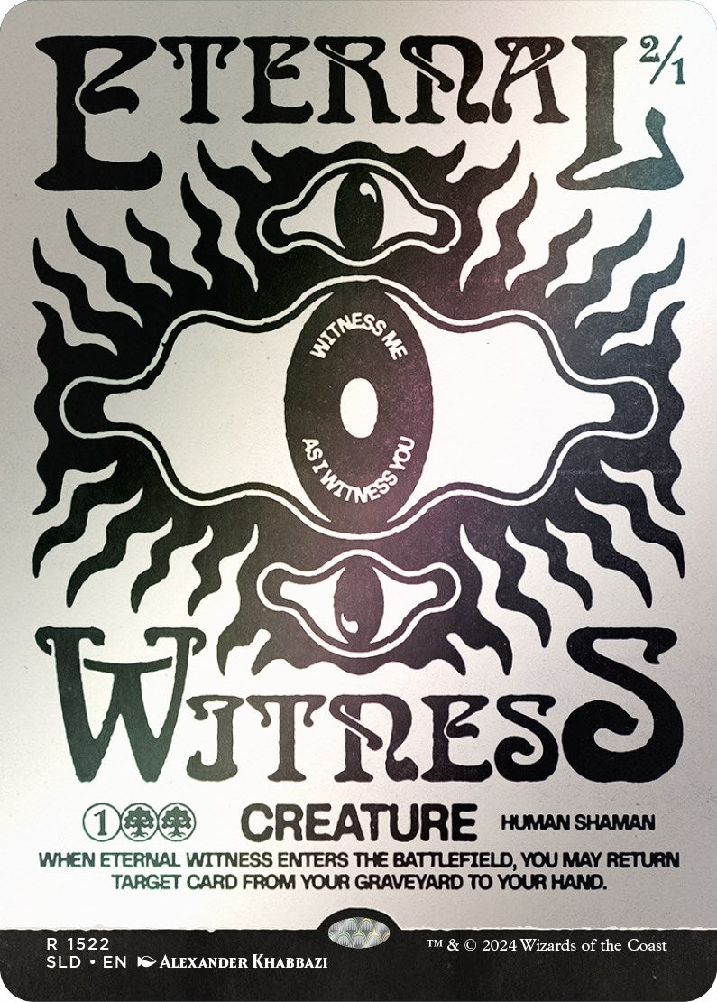 Eternal Witness (1522) (Rainbow Foil) [Secret Lair Drop Series] - Magic: The Gathering - Card Brawlers | Quebec | Canada |