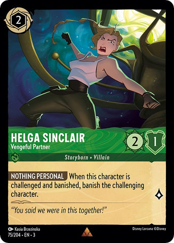 Helga Sinclair - Vengeful Partner (75/204) [Into the Inklands] - Card Brawlers | Quebec | Canada | Yu-Gi-Oh!