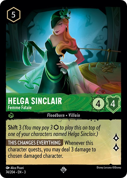 Helga Sinclair - Femme Fatale (74/204) [Into the Inklands] - Card Brawlers | Quebec | Canada | Yu-Gi-Oh!