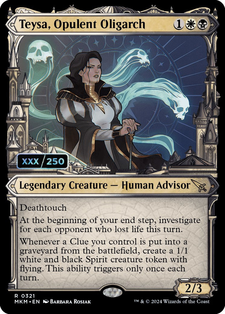 Teysa, Opulent Oligarch (Serialized) [Murders at Karlov Manor] - Magic: The Gathering - Card Brawlers | Quebec | Canada |