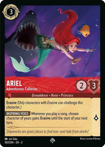 Ariel - Adventurous Collector (103/204) [Into the Inklands] - Card Brawlers | Quebec | Canada | Yu-Gi-Oh!