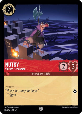 Nutsy - Vulture Henchman (118/204) [Into the Inklands] - Card Brawlers | Quebec | Canada | Yu-Gi-Oh!