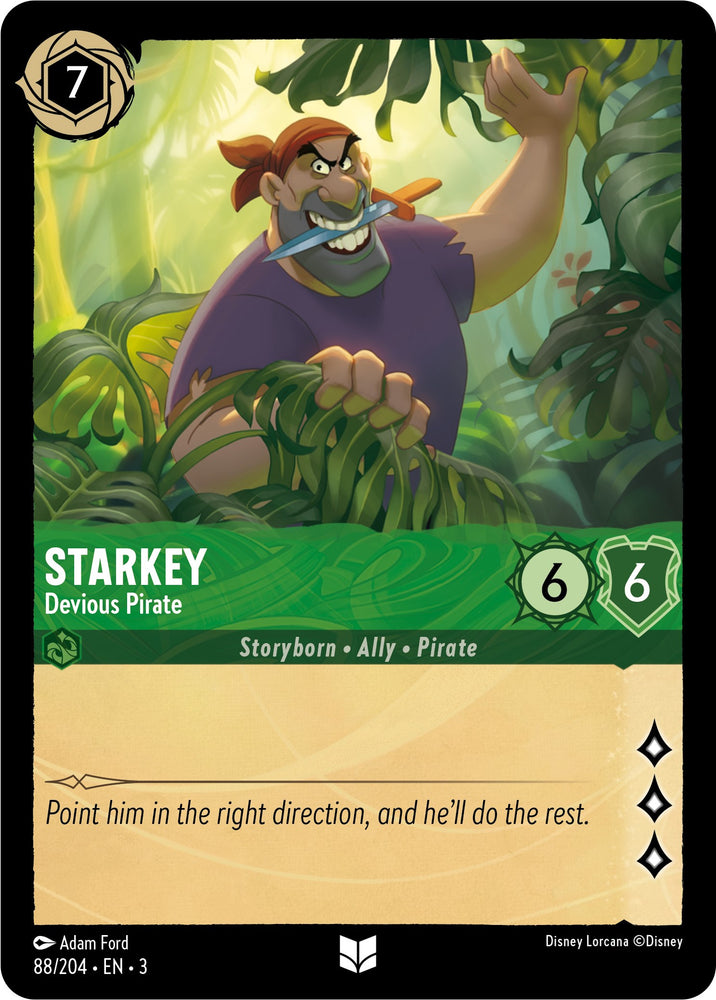 Starkey - Devious Pirate (88/204) [Into the Inklands] - Card Brawlers | Quebec | Canada | Yu-Gi-Oh!