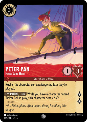 Peter Pan - Never Land Hero (119/204) [Into the Inklands] - Card Brawlers | Quebec | Canada | Yu-Gi-Oh!