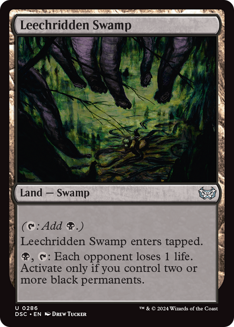 Leechridden Swamp [Duskmourn: House of Horror Commander] - Magic: The Gathering - Card Brawlers | Quebec | Canada |