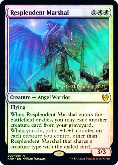 Resplendent Marshal [Kaldheim Prerelease Promos] - Magic: The Gathering - Card Brawlers | Quebec | Canada |
