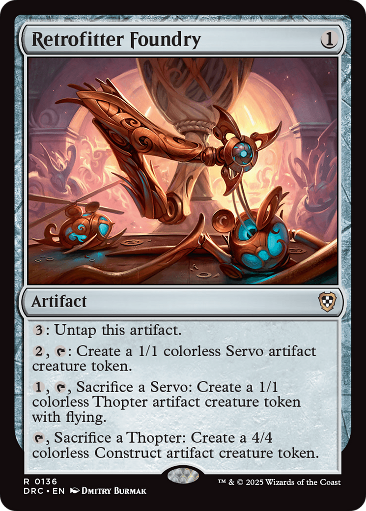 Retrofitter Foundry [Aetherdrift Commander] - Magic: The Gathering - Card Brawlers | Quebec | Canada |