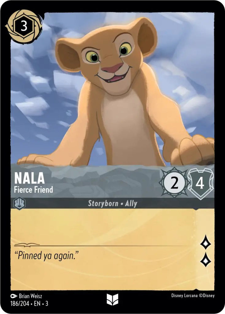 Nala - Fierce Friend (186/204) [Into the Inklands] - Card Brawlers | Quebec | Canada | Yu-Gi-Oh!