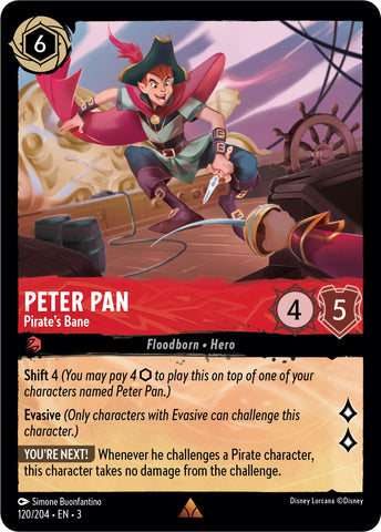 Peter Pan - Pirate's Bane (120/204) [Into the Inklands] - Card Brawlers | Quebec | Canada | Yu-Gi-Oh!